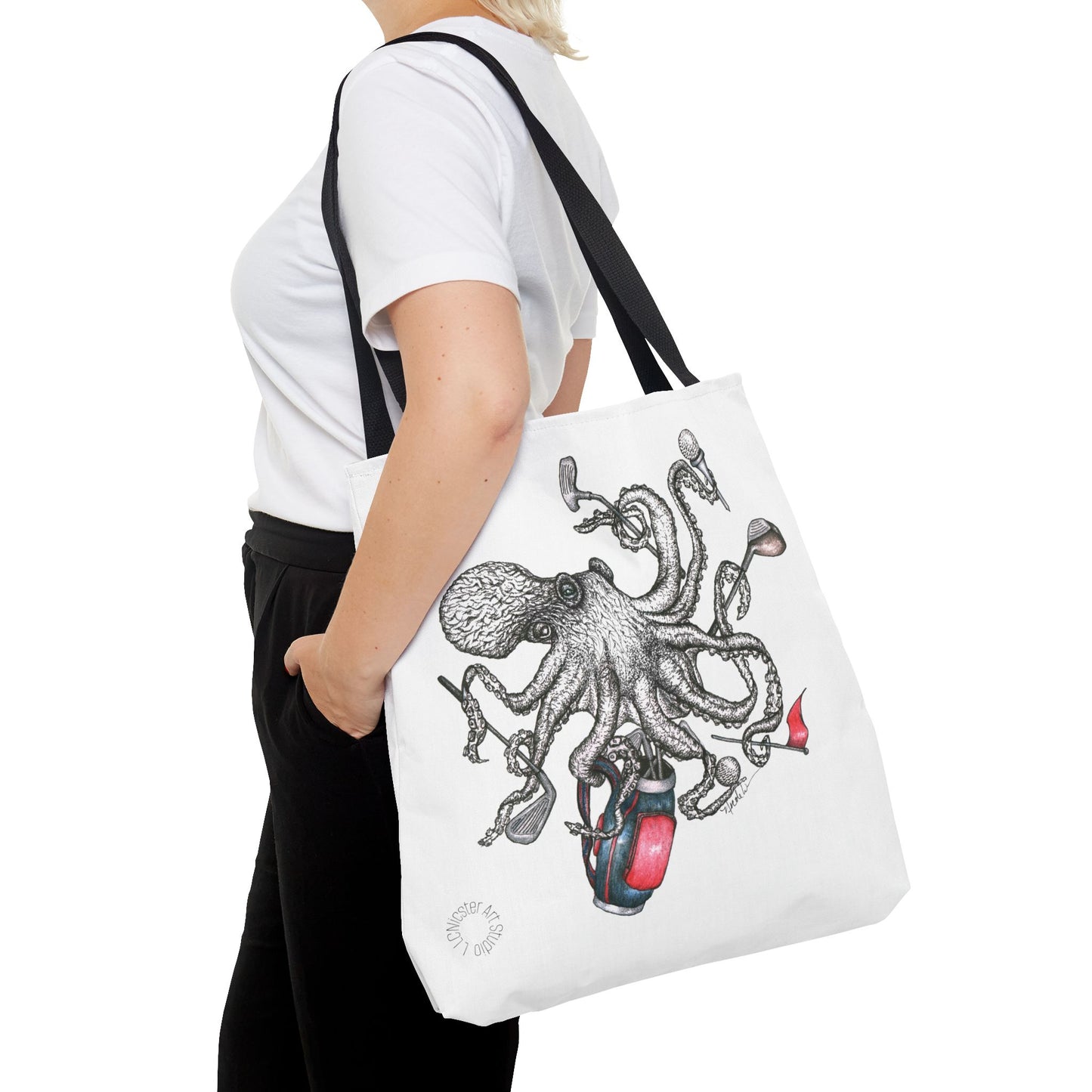 'Golftapus' Tote Bag