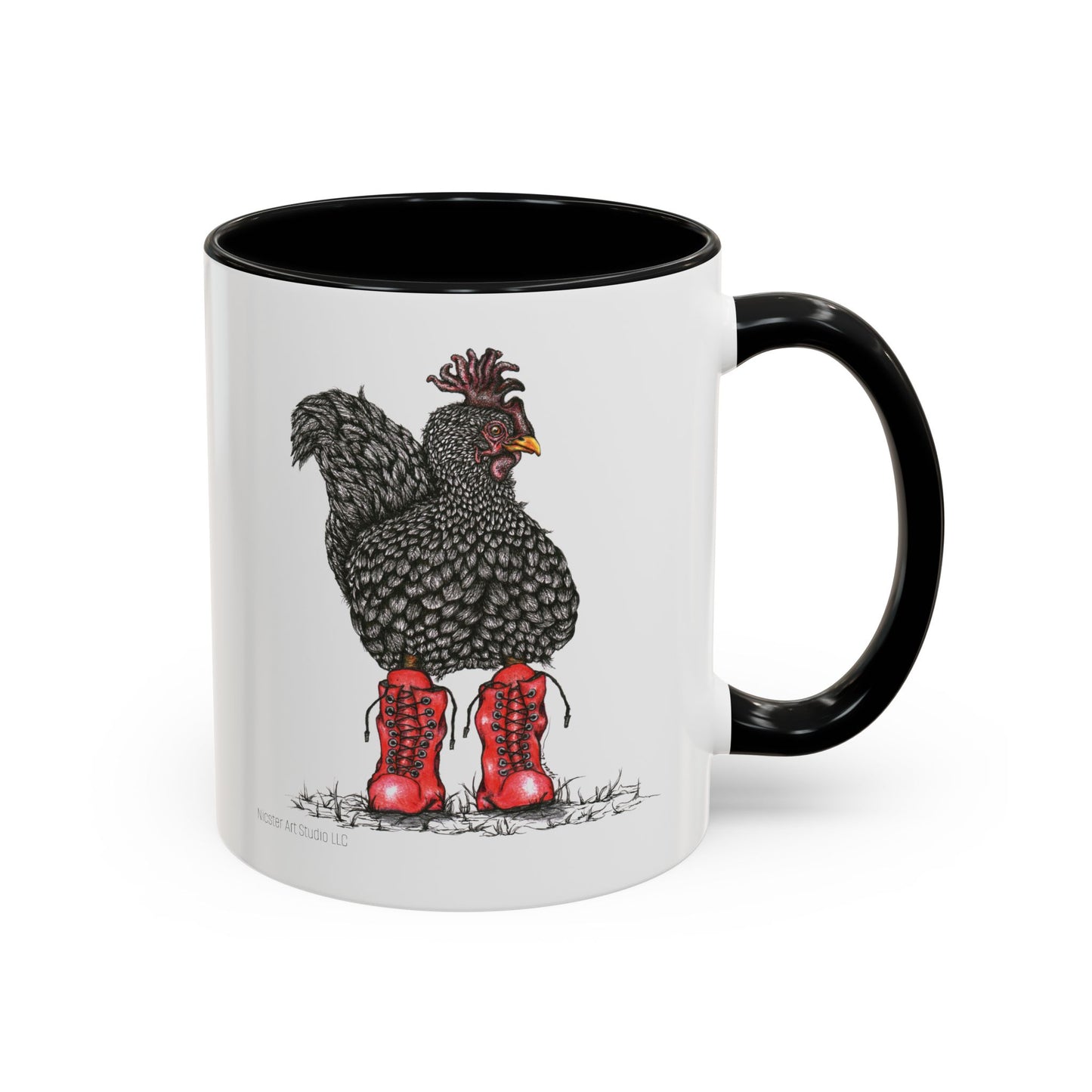 'Chick in Boots' Coffee Mug (11 oz)