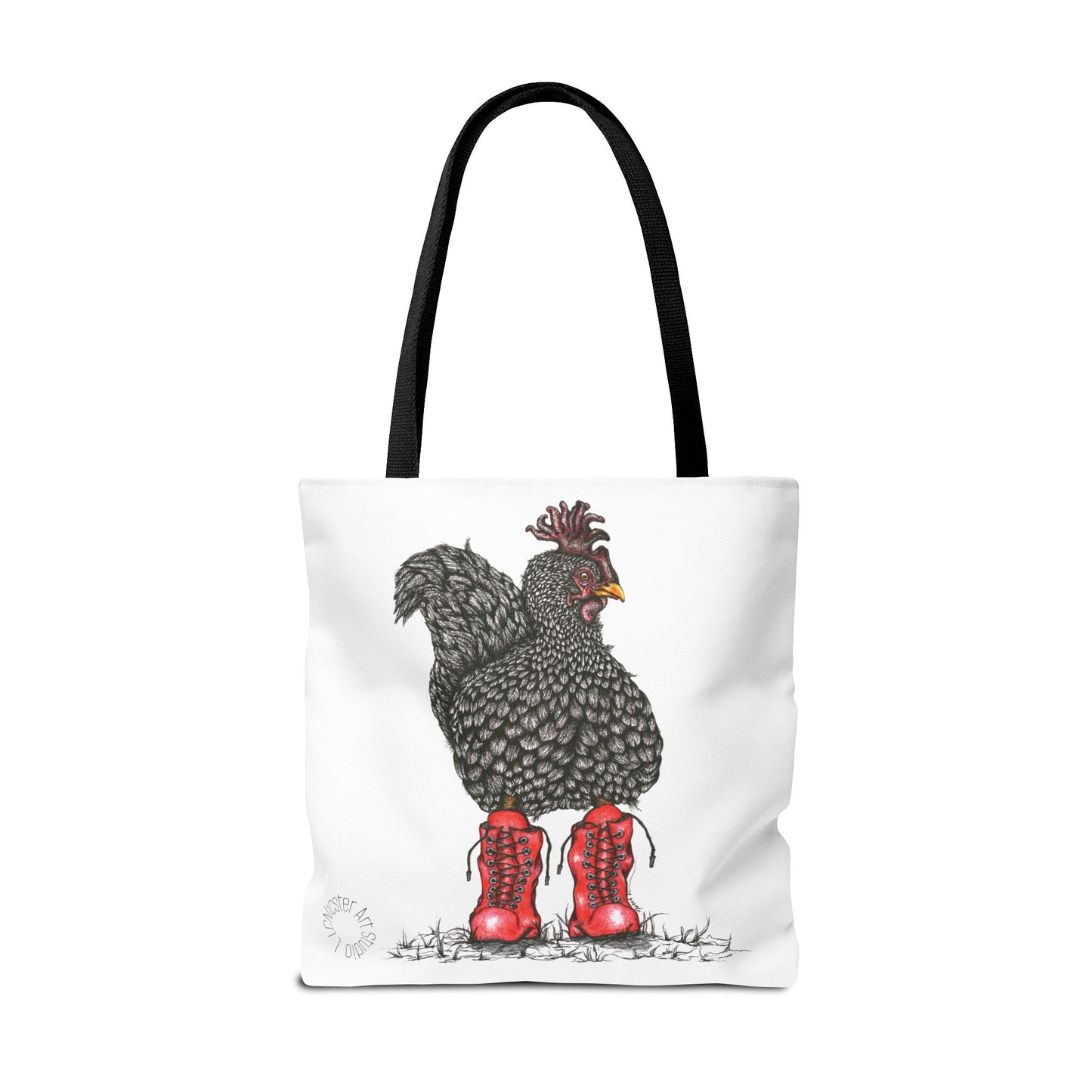 'Chick In Boots' Tote Bag