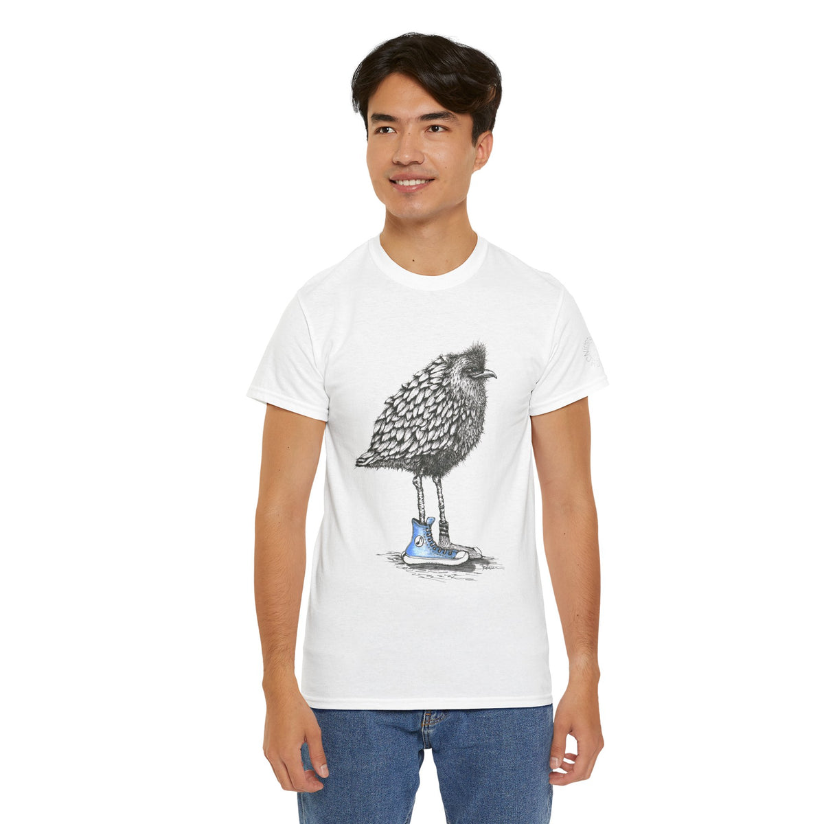 'Bluebird of Happiness' Unisex Heavy Cotton Tee