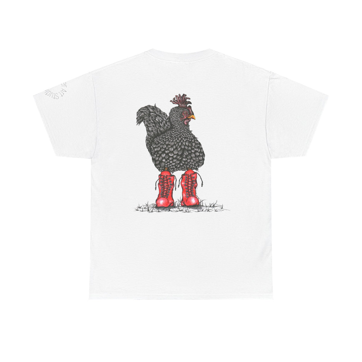 'Chick in Boots' Unisex Heavy Cotton Tee