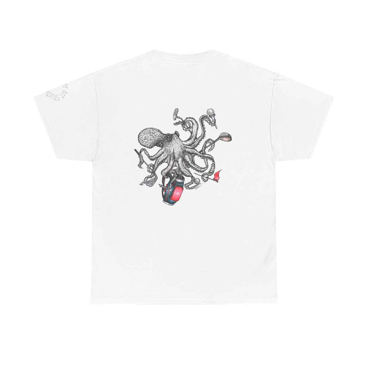 'Golftapus' Unisex Heavy Cotton Tee