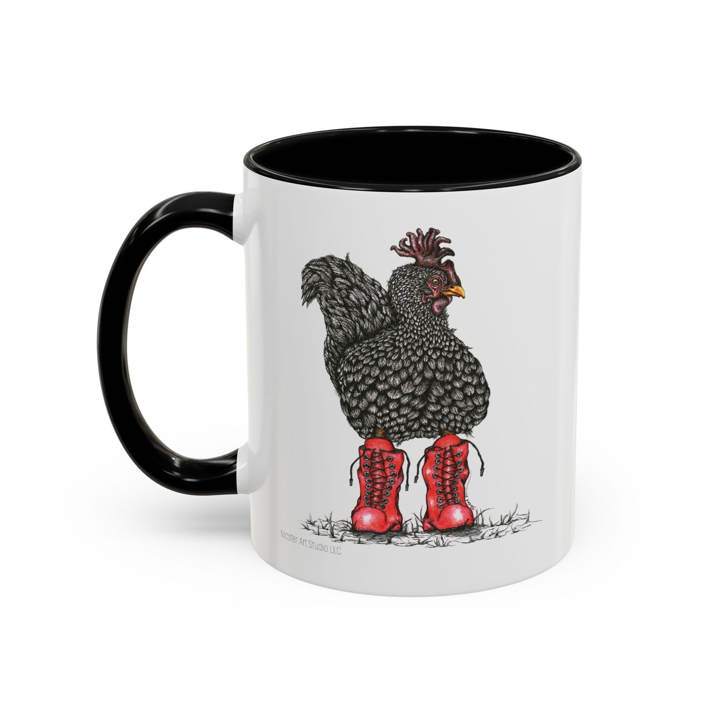 'Chick in Boots' Coffee Mug (11 oz)