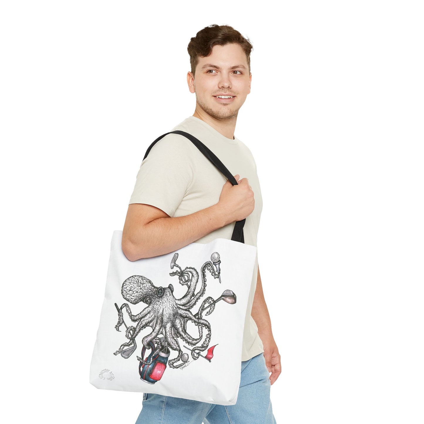 'Golftapus' Tote Bag