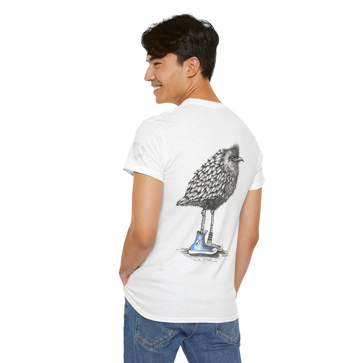 'Bluebird of Happiness' Unisex Heavy Cotton Tee